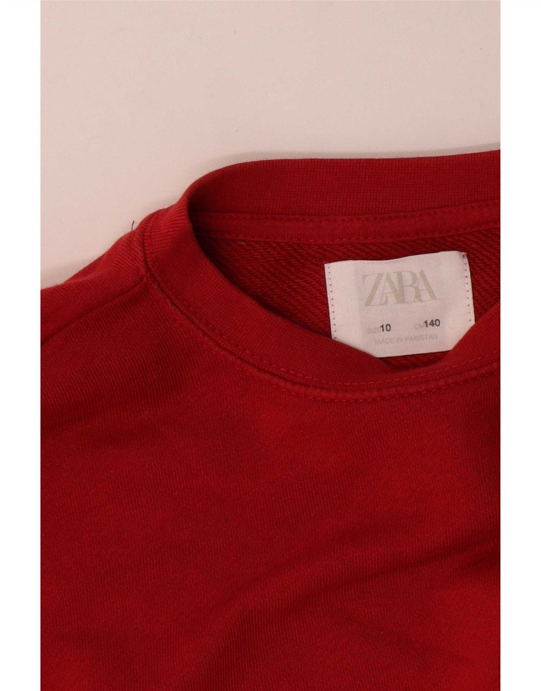 Zara Sweat Fille 9-10 Ans Rouge