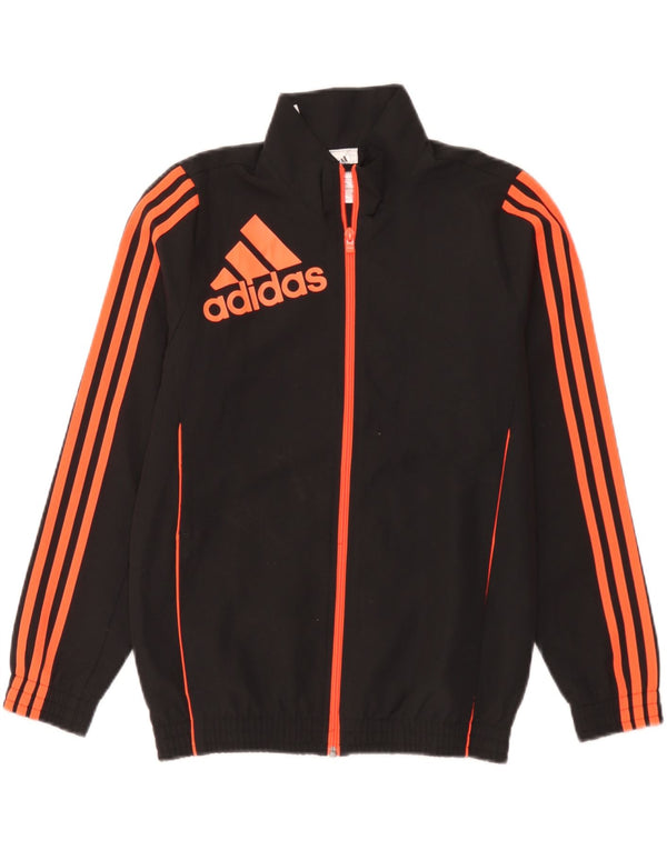 Adidas Veste de Survêtement Graphique Garçon 11-12 ans Noir Polyester