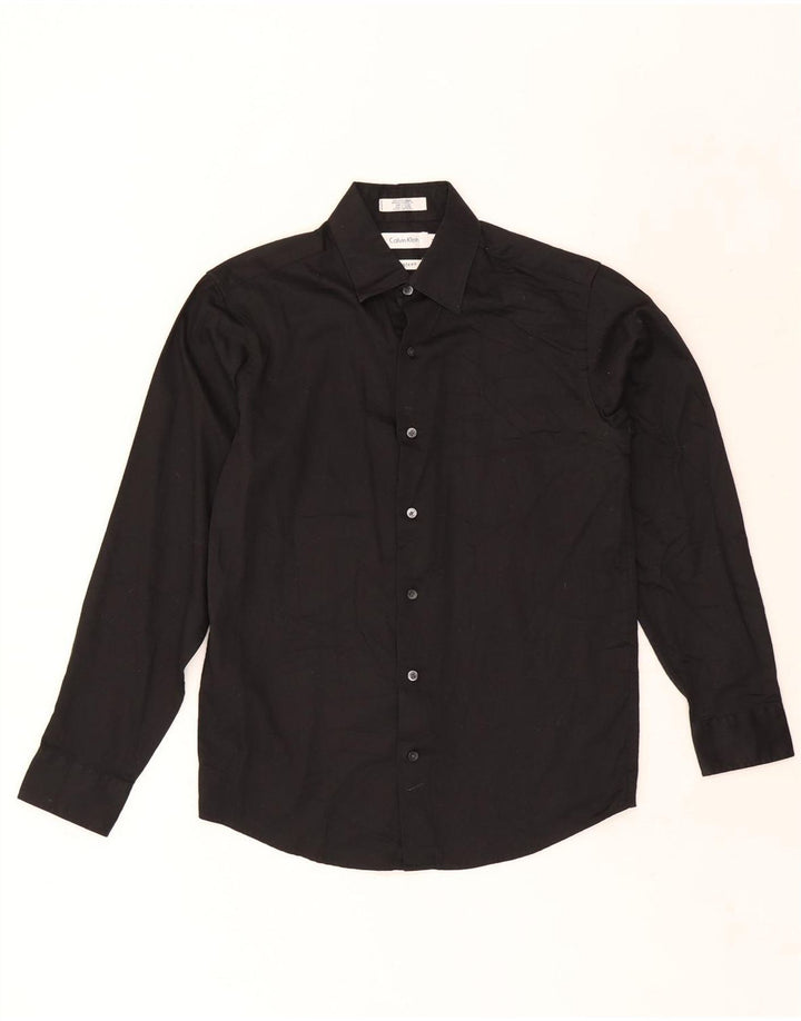 Calvin Klein Chemise Garçon 13-14 ans Noir Coton