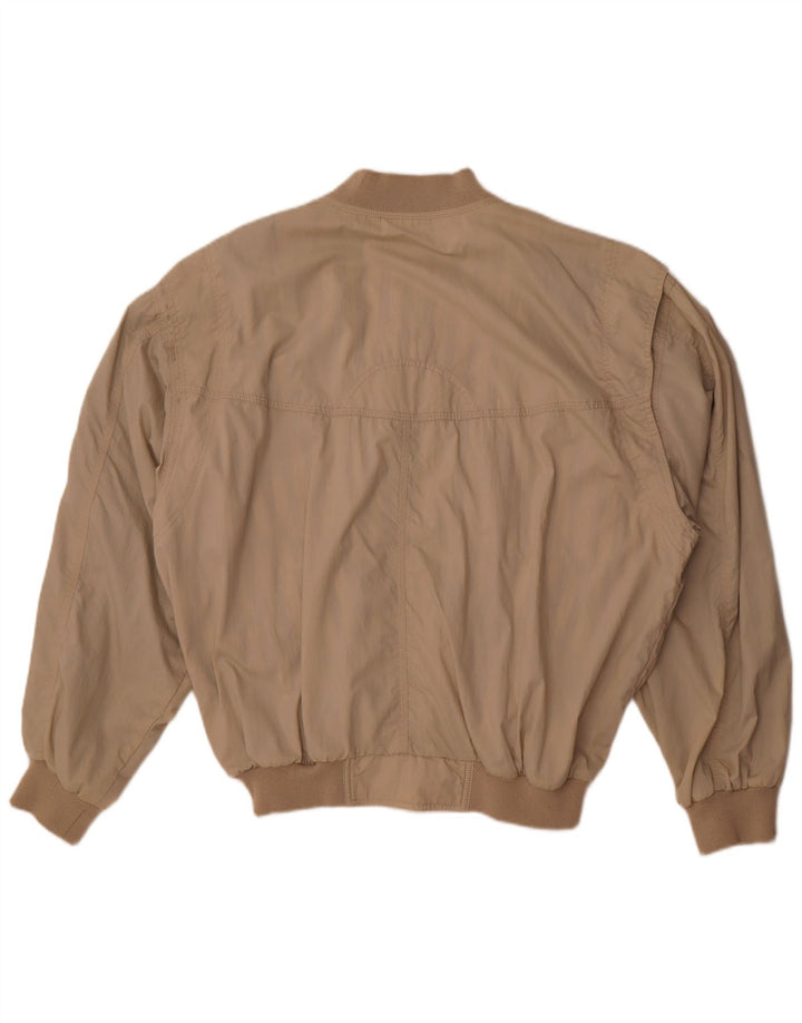 New Fast Veste Bomber Coupe Ample pour Homme UK 38 Coton Beige Moyen