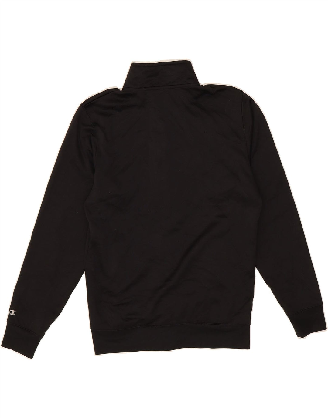 CHAMPION Mens Tracksuit Top Jacket Small Black Polyester Vintage Champion and Second-Hand Champion from Messina Hembry 