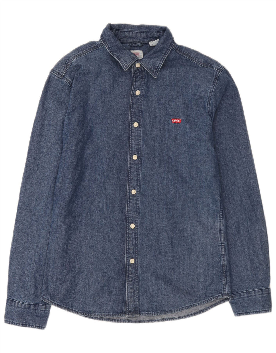 Levi's Chemise en Jean Slim Fit Homme Bleu Moyen Coton