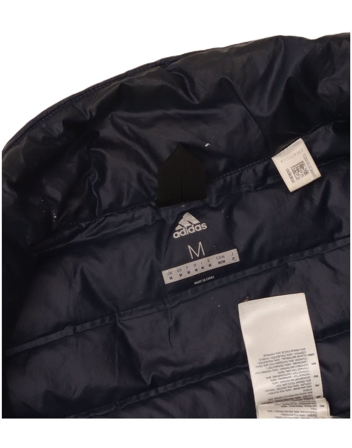 ADIDAS Veste matelassée pour homme UK 38 Bleu marine moyen Polyester