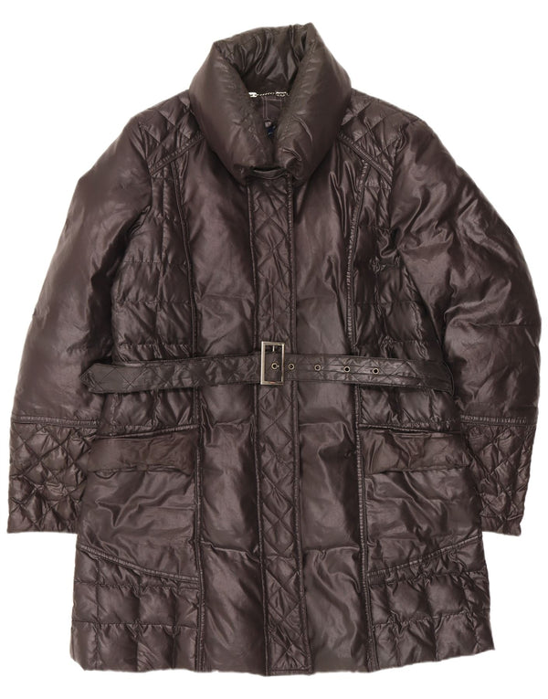 Trussardi Jeans Manteau Rembourré Femme IT 48 XL Noir Polyester