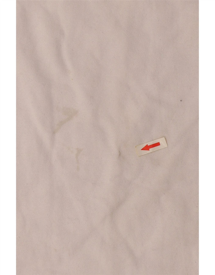 Kappa Sweat-shirt graphique pour homme en coton blanc Taille L