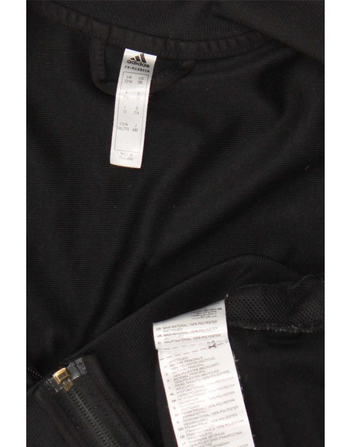 Adidas Veste de survêtement pour homme UK 52/54 XL Noir Polyester