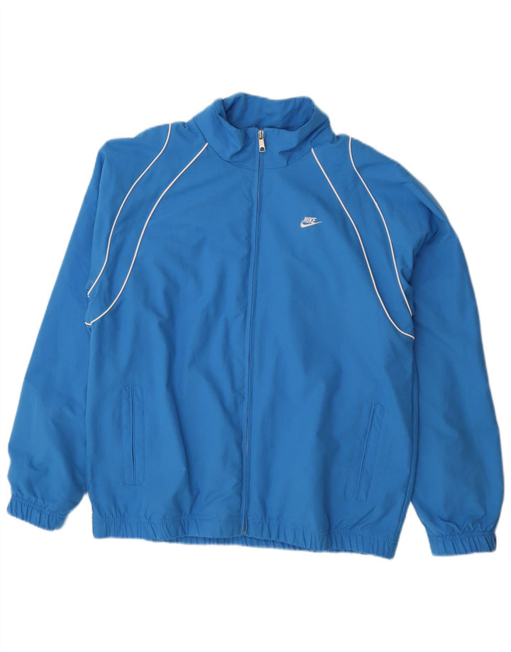 NIKE Veste de survêtement pour homme UK 39/41 Bleu moyen Polyester