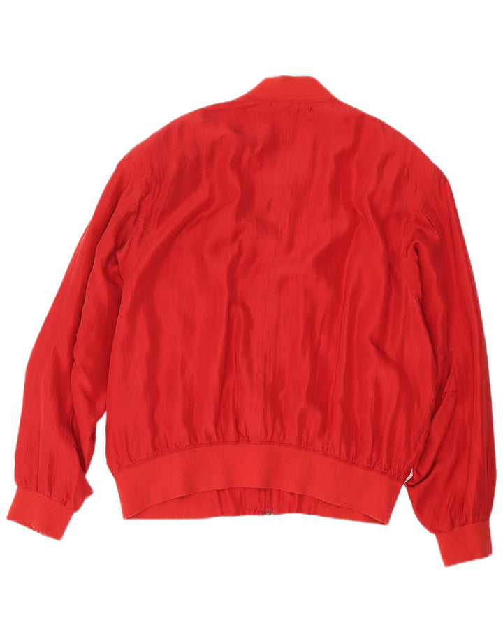 C.C.CONCORD Veste Bomber Homme UK 40 Large Rouge