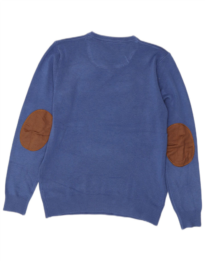 LACOSTE Pull col V Homme Petit Bleu Acrylique