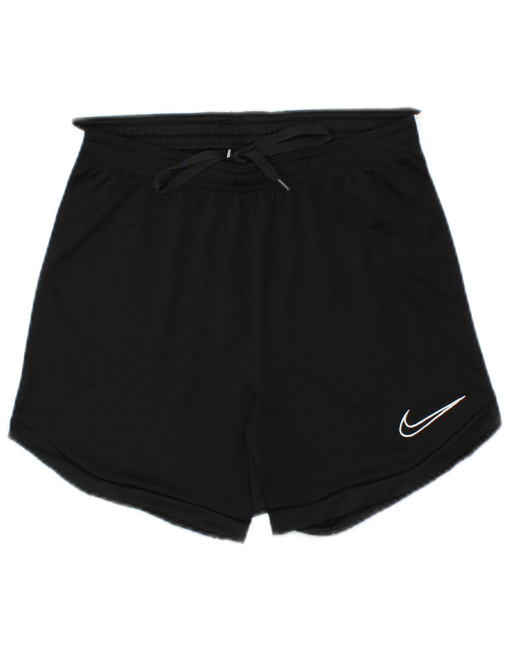 Nike Short de sport Dri Fit pour femme UK 6 XS Noir Polyester