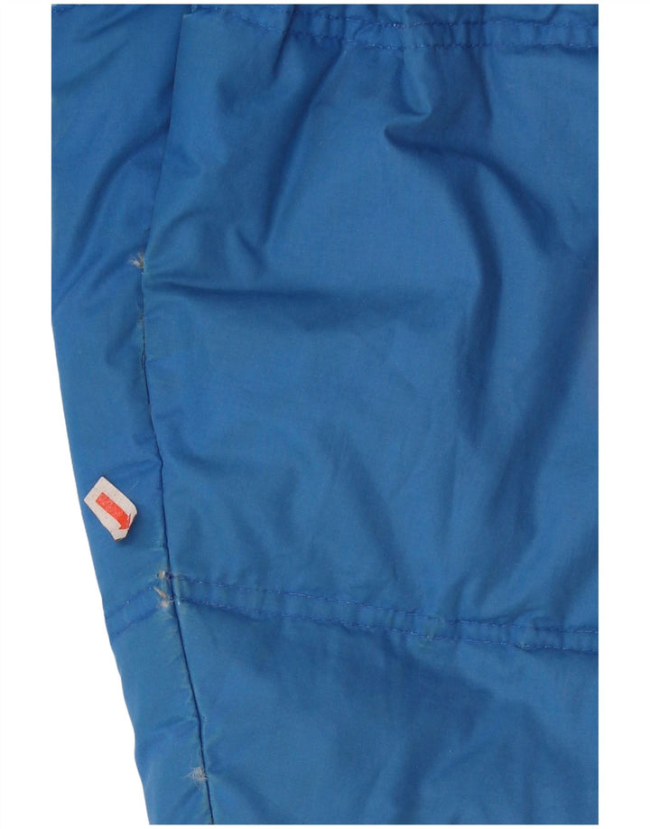 Diadora Veste matelassée réversible à capuche pour homme UK 40 Large Bleu Polyester