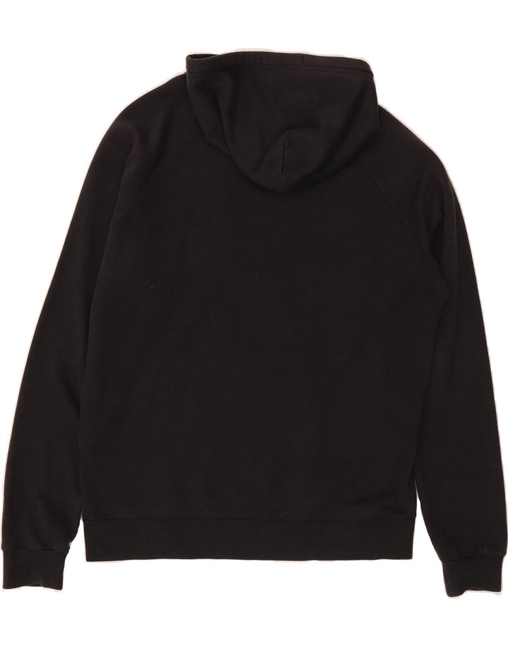 UNDER ARMOUR Mens Hoodie Jumper Medium Black Vintage Under Armour and Second-Hand Under Armour from Messina Hembry 