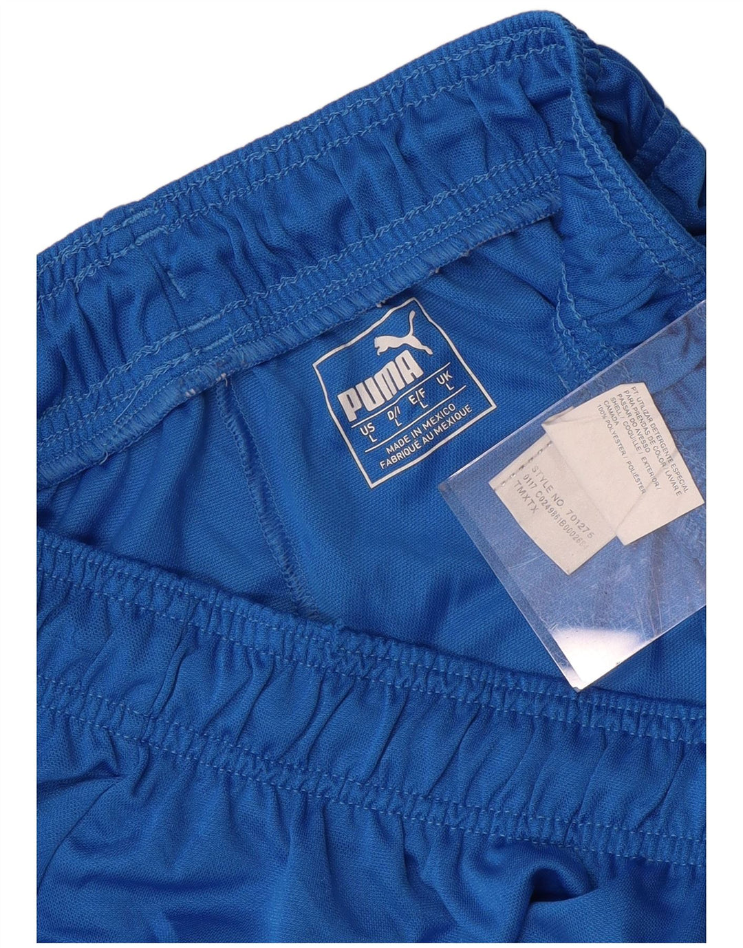 PUMA Short de sport pour hommes, grand, bleu, polyester