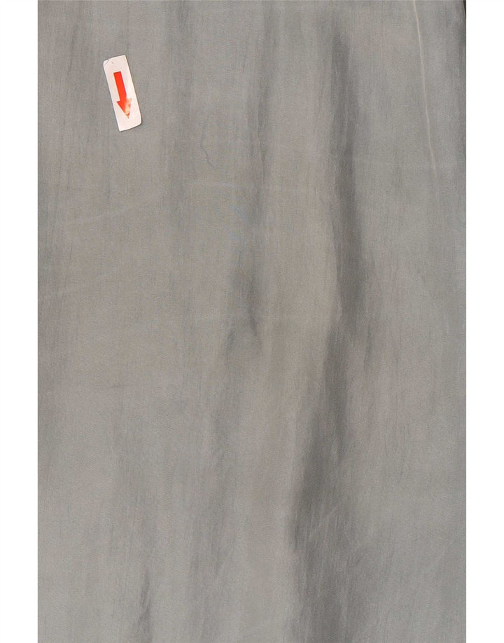 Chemisier chemise femme vintage UK 18 XL Gris