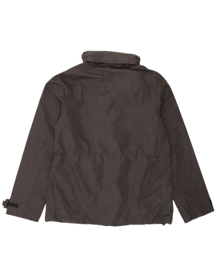 Mountain Warehouse Veste de pluie à capuche pour femme UK 12 Medium Noir Polyamide