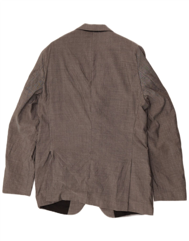 Calvin Klein Veste blazer à 2 boutons pour homme IT 56 3XL Gris laine