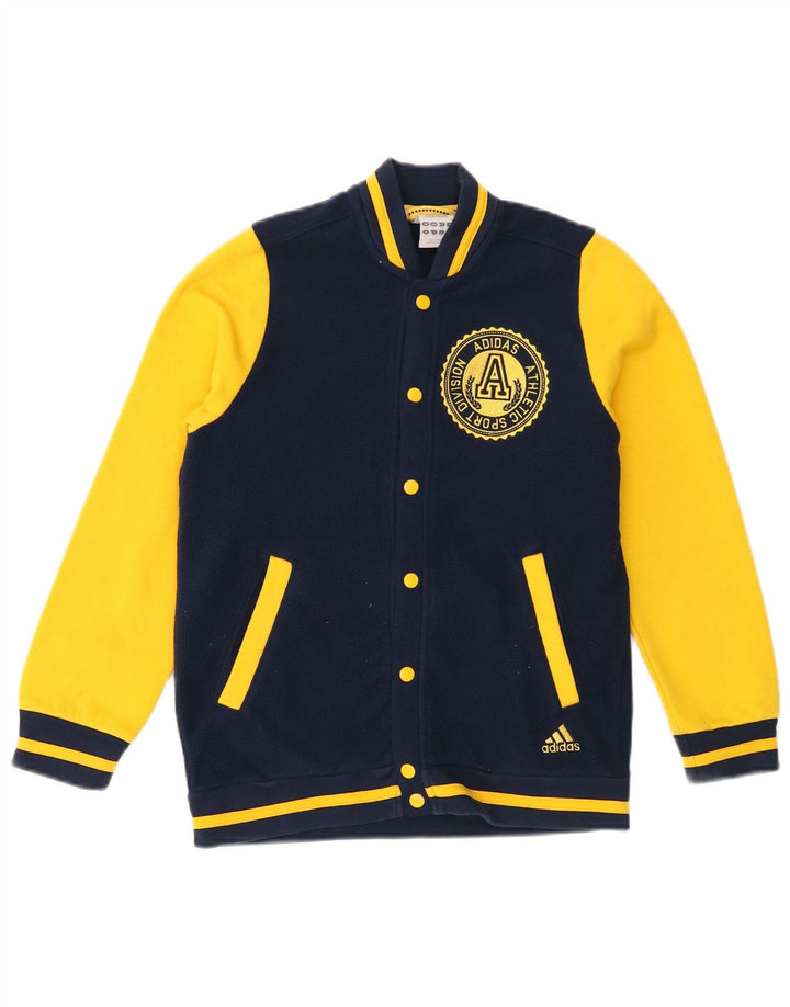 Veste Adidas Graphic Fleece Garçon 9-10 ans Bleu Marine Colourblock