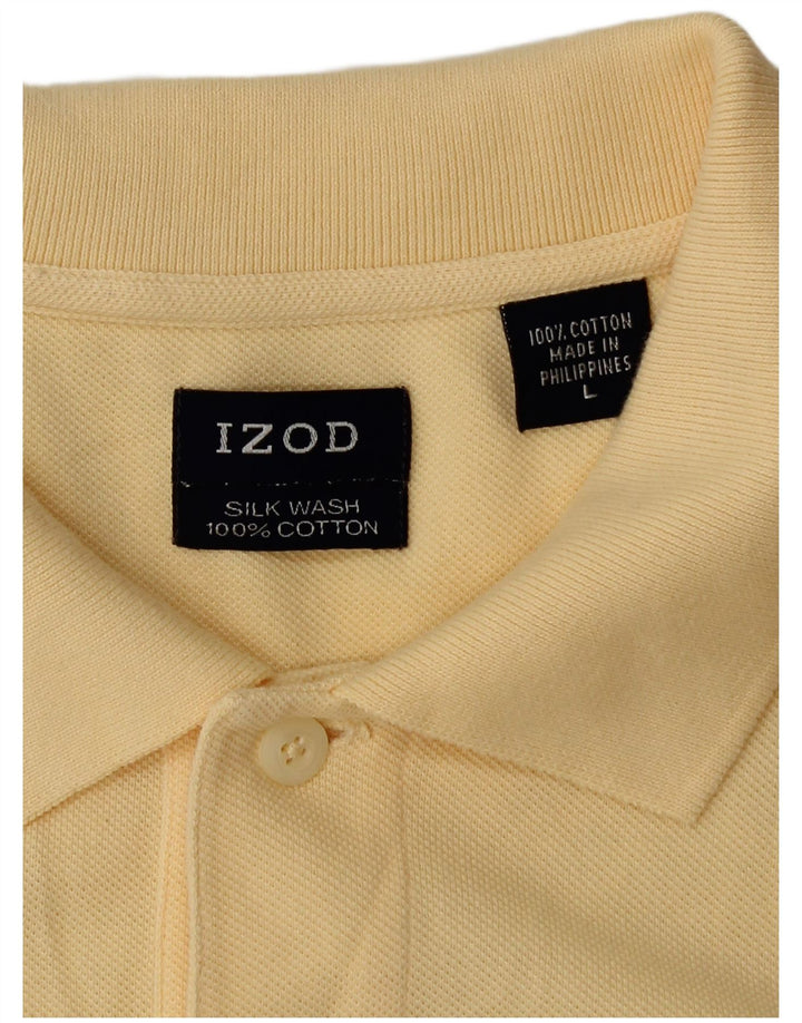 IZOD Polo Homme Grand Jaune Coton