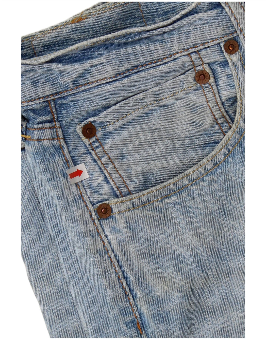 Levi's Jean Droit 501 Homme Bleu W32 L30 Coton