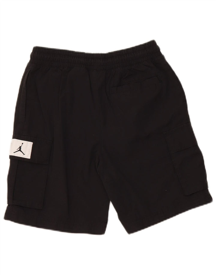 Jordan Short de sport garçon 10-11 ans Noir Coton
