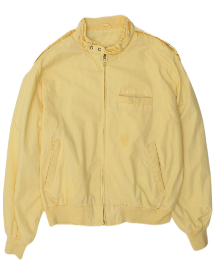 Veste Bomber Homme Vintage UK 38 Jaune Moyen