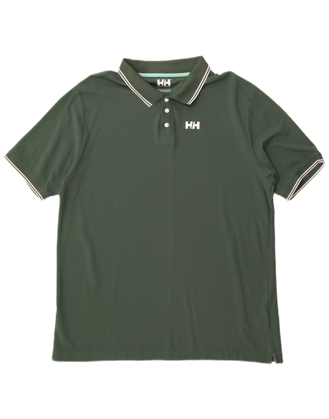 Helly Hansen Polo Regular Homme 2XL Vert Polyamide