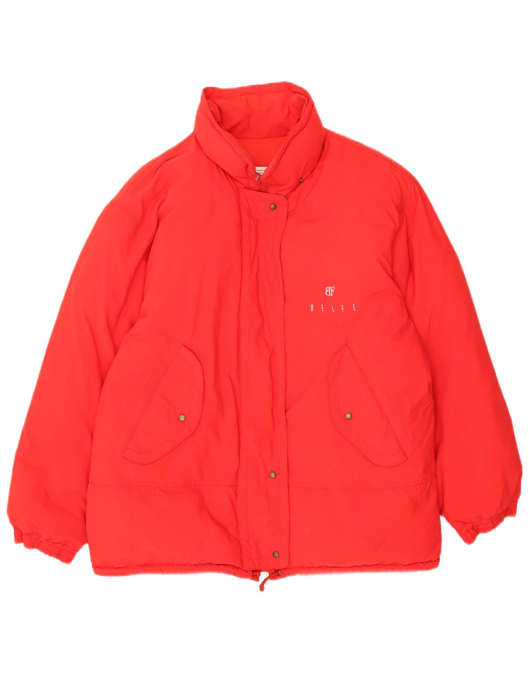 Belfe & Veste matelassée surdimensionnée pour femme UK 16 Large Rouge
