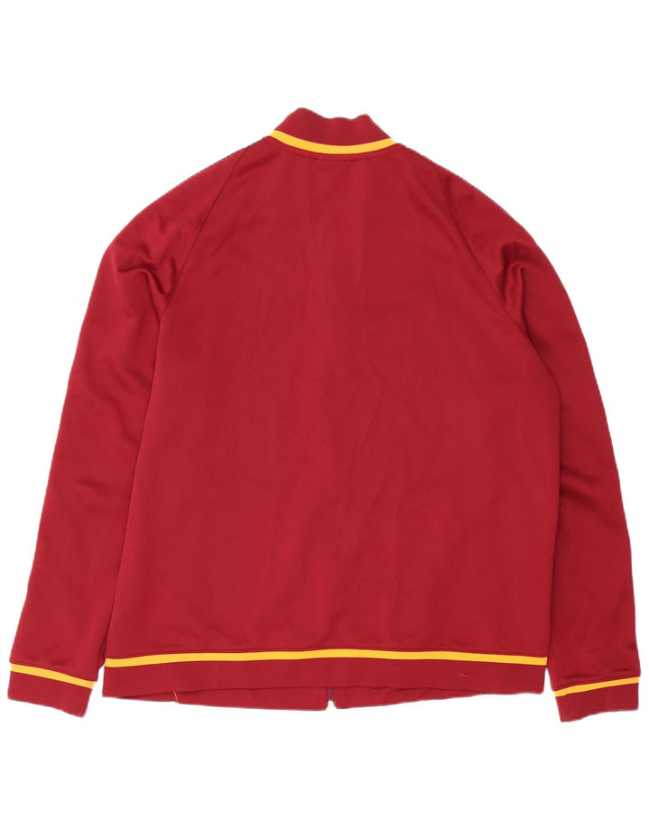 NIKE Hommes As Roma Survêtement Top Veste XL Rouge Colorblock Polyester