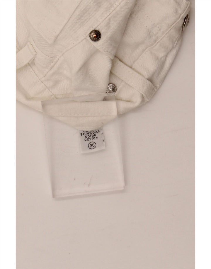 LAURA BIAGIOTTI Jean droit femme W28 L30 coton blanc