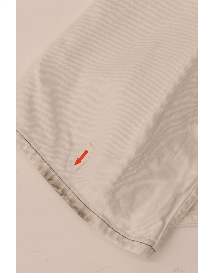 Lee Jean Droit Knox W36 L34 Homme Blanc Coton