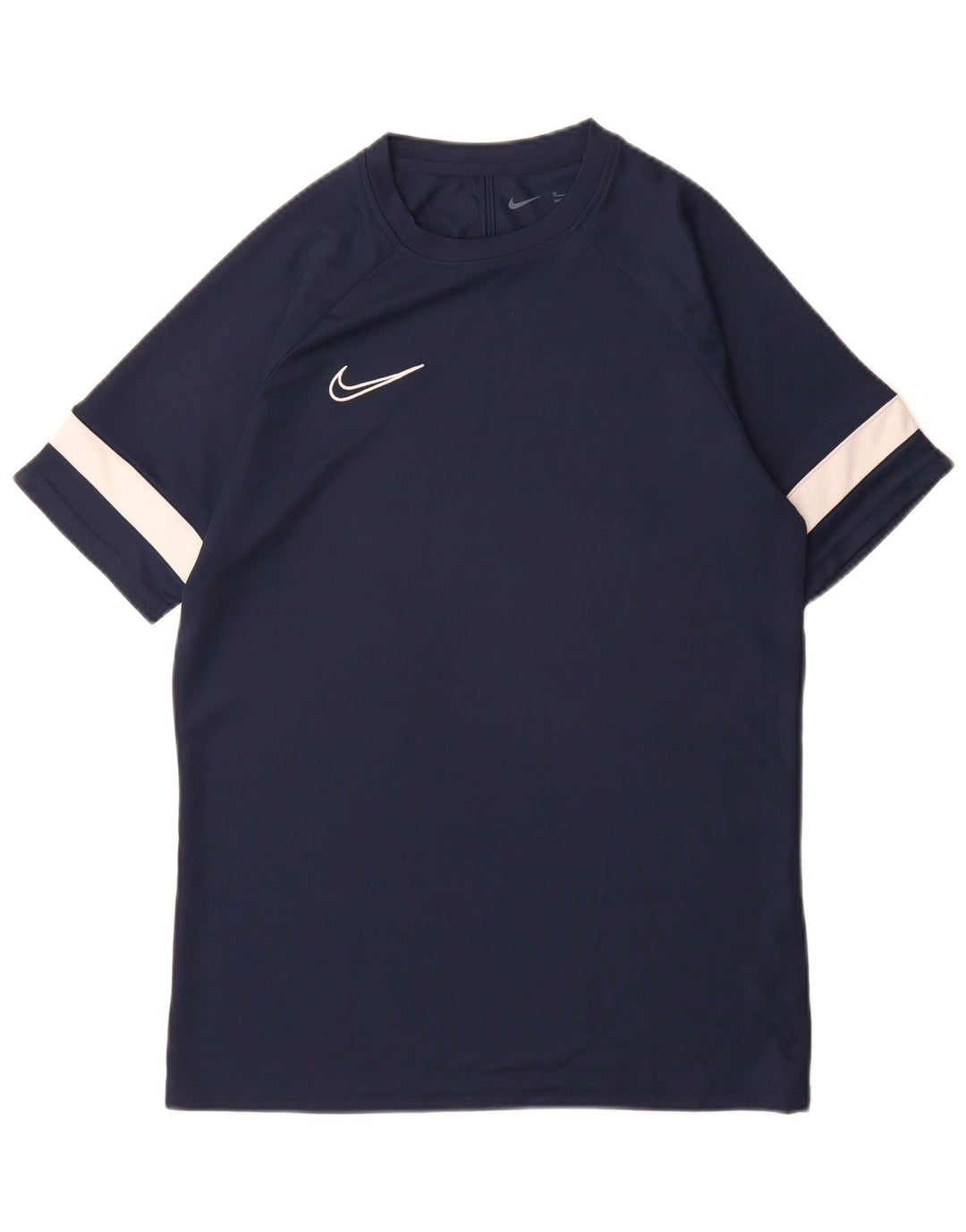 Nike Hommes Dri Fit T-Shirt Haut Bleu Marine Colorblock