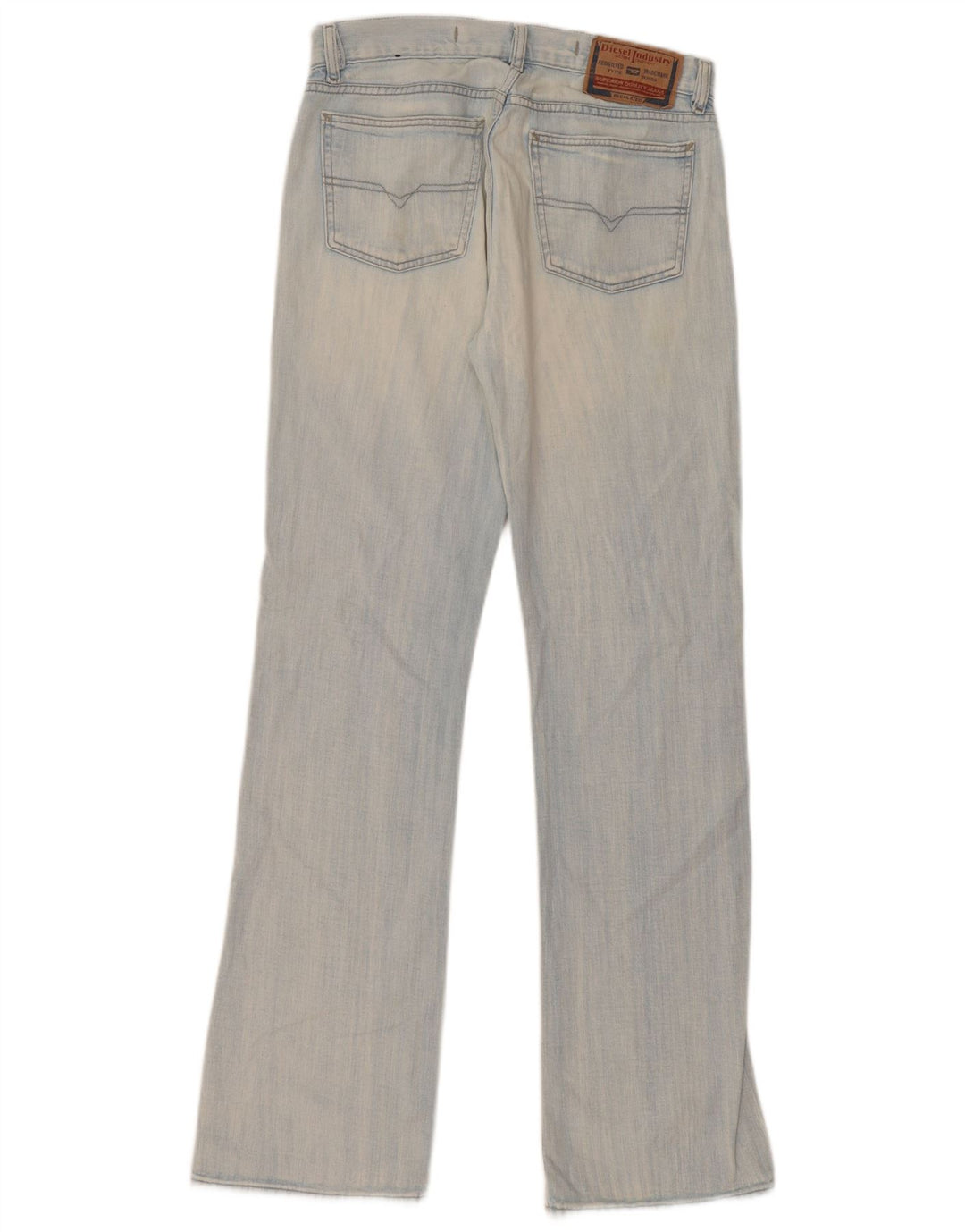 Diesel Jean Droit Femme W32 L34 Bleu Coton