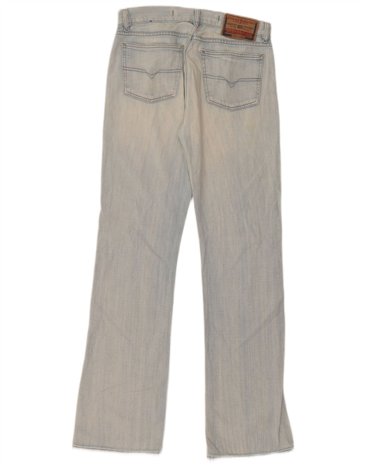 Diesel Jean Droit Femme W32 L34 Bleu Coton