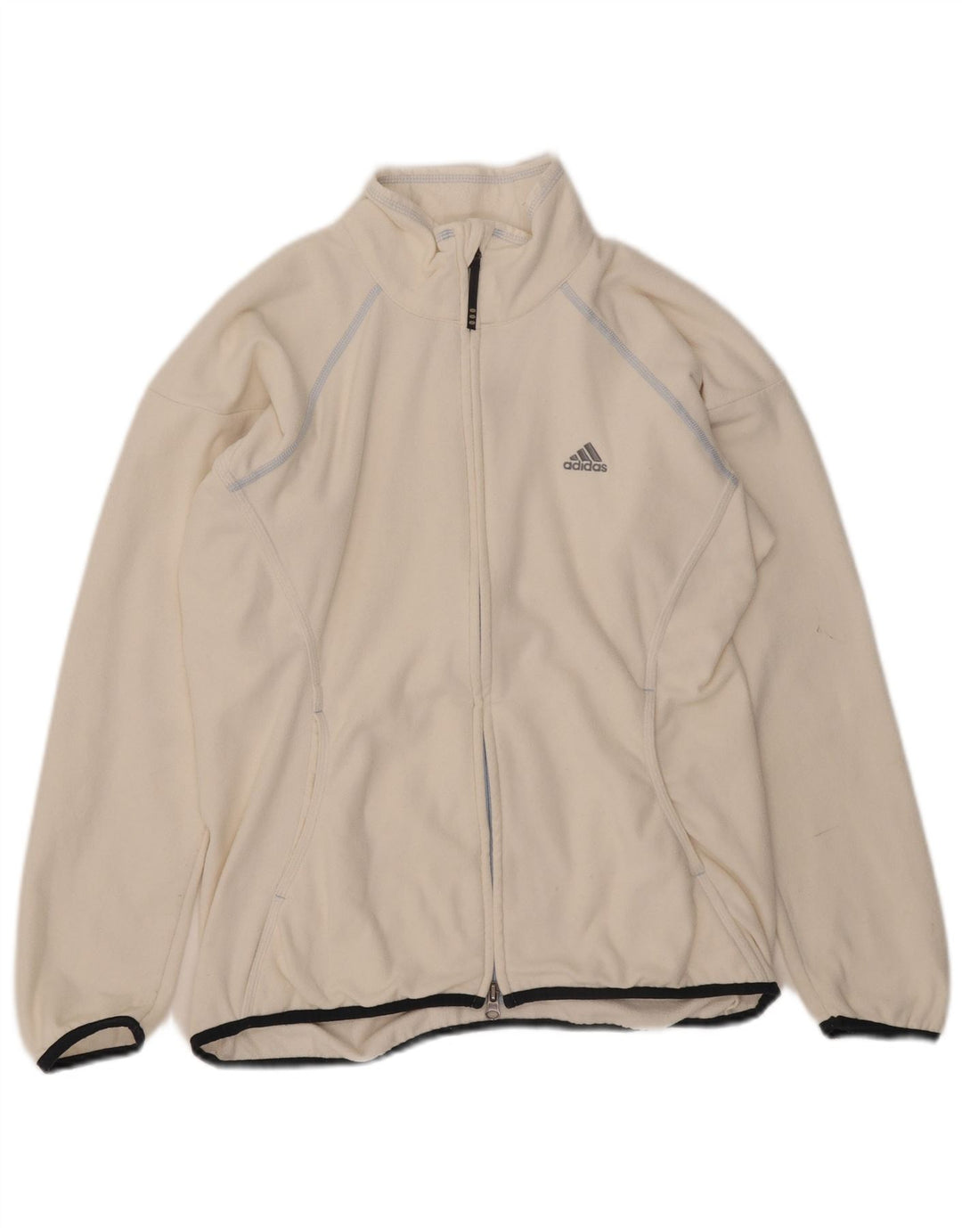 Adidas Clima 365 Veste polaire pour femme UK 14 Medium Blanc Polyester