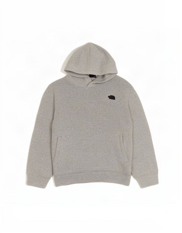 The North Face Pull à capuche surdimensionné pour homme 2XL en coton moucheté gris
