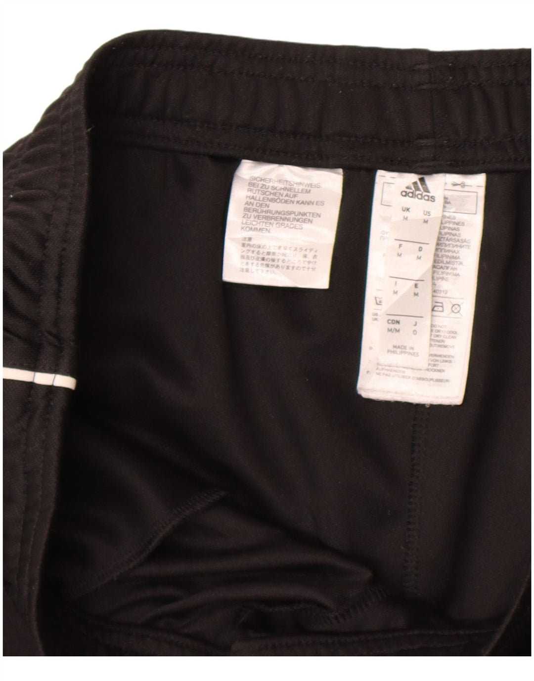 Adidas Pantalon de survêtement pour homme Noir moyen Polyester