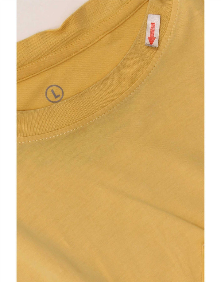 Billabong T-Shirt Homme Top Large Jaune Coton