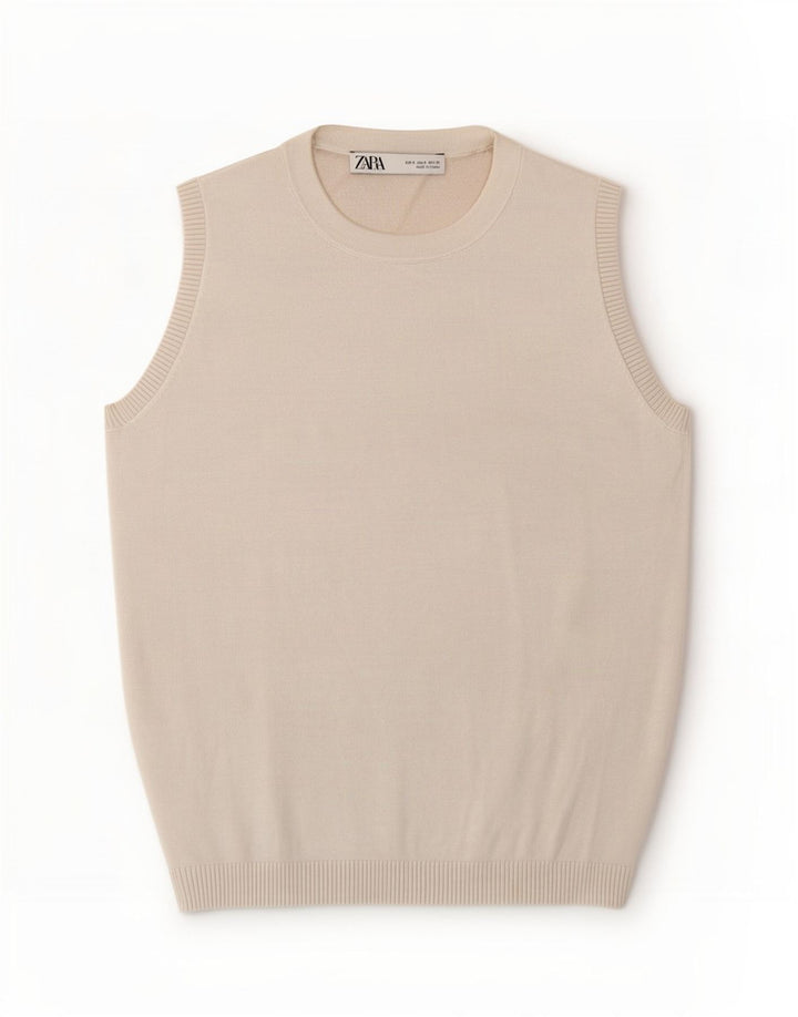 Zara Femme Débardeur UK 8 Petit Blanc