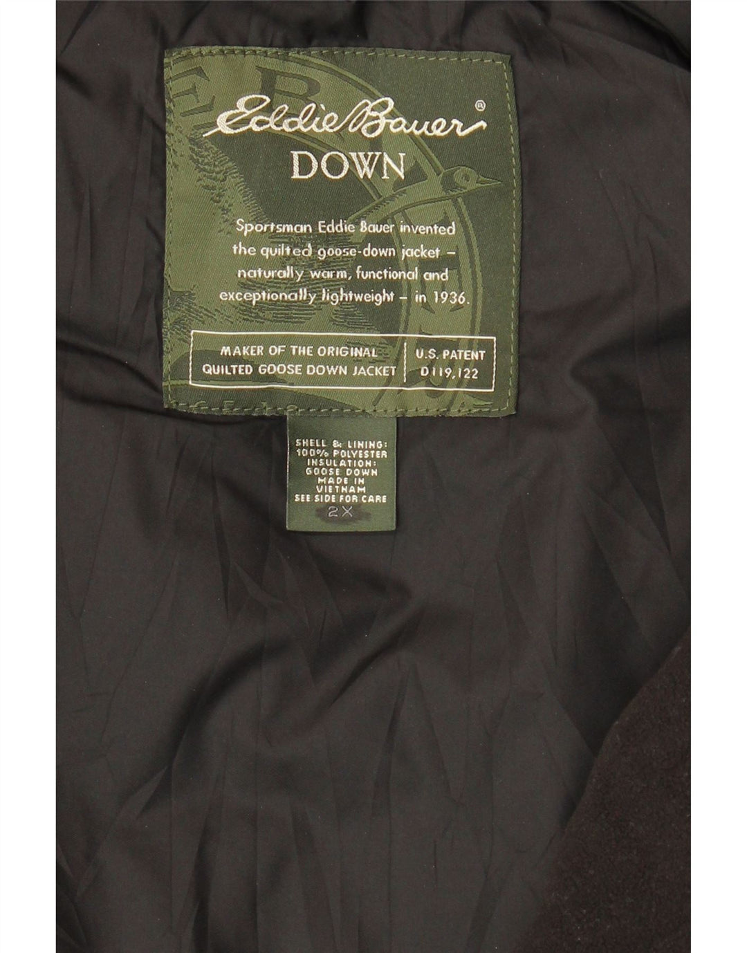 EDDIE BAUER Gilet rembourré pour femme UK 20 2XL Rouge à carreaux Polyester