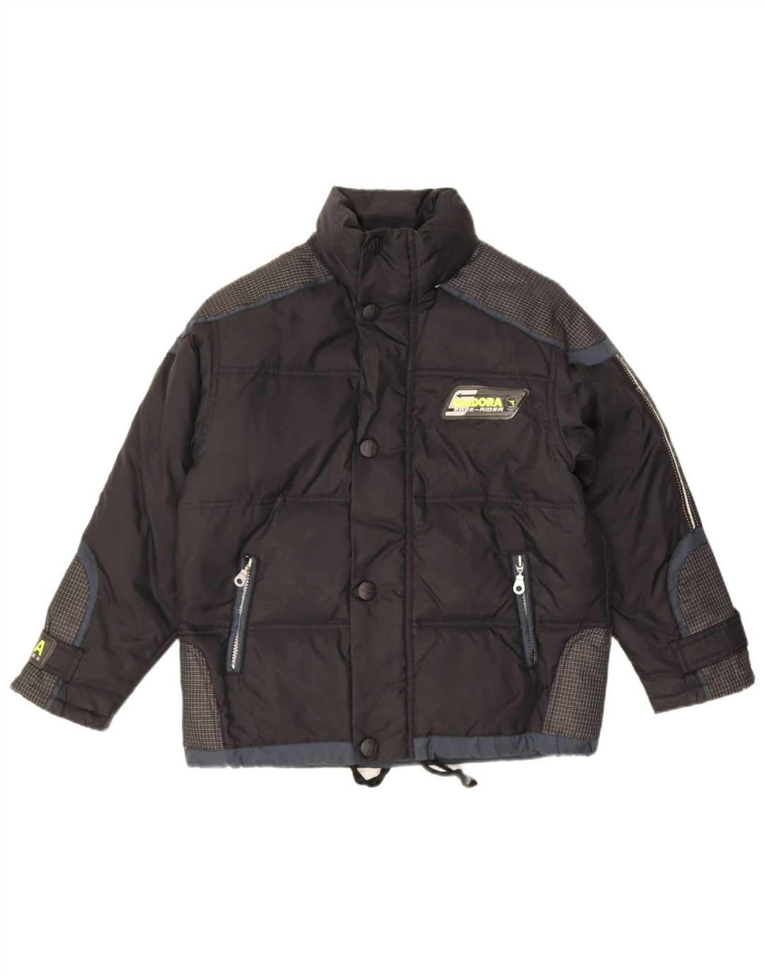 Diadora Veste de ski pour homme UK 38 Medium Noir Colourblock Polyamide