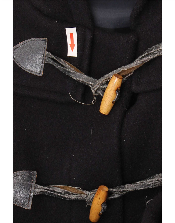 Paul & Shark Duffle Coat à capuche pour femme UK 44 Bleu marine moyen Laine
