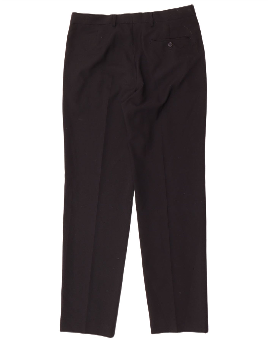 Marks & Spencer Pantalon de costume coupe classique pour homme W34 L33 Bleu marine Polyester