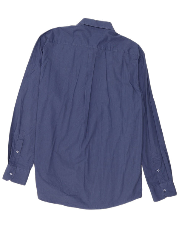 Dack's Chemise coupe classique pour homme 2XL en coton géométrique bleu marine
