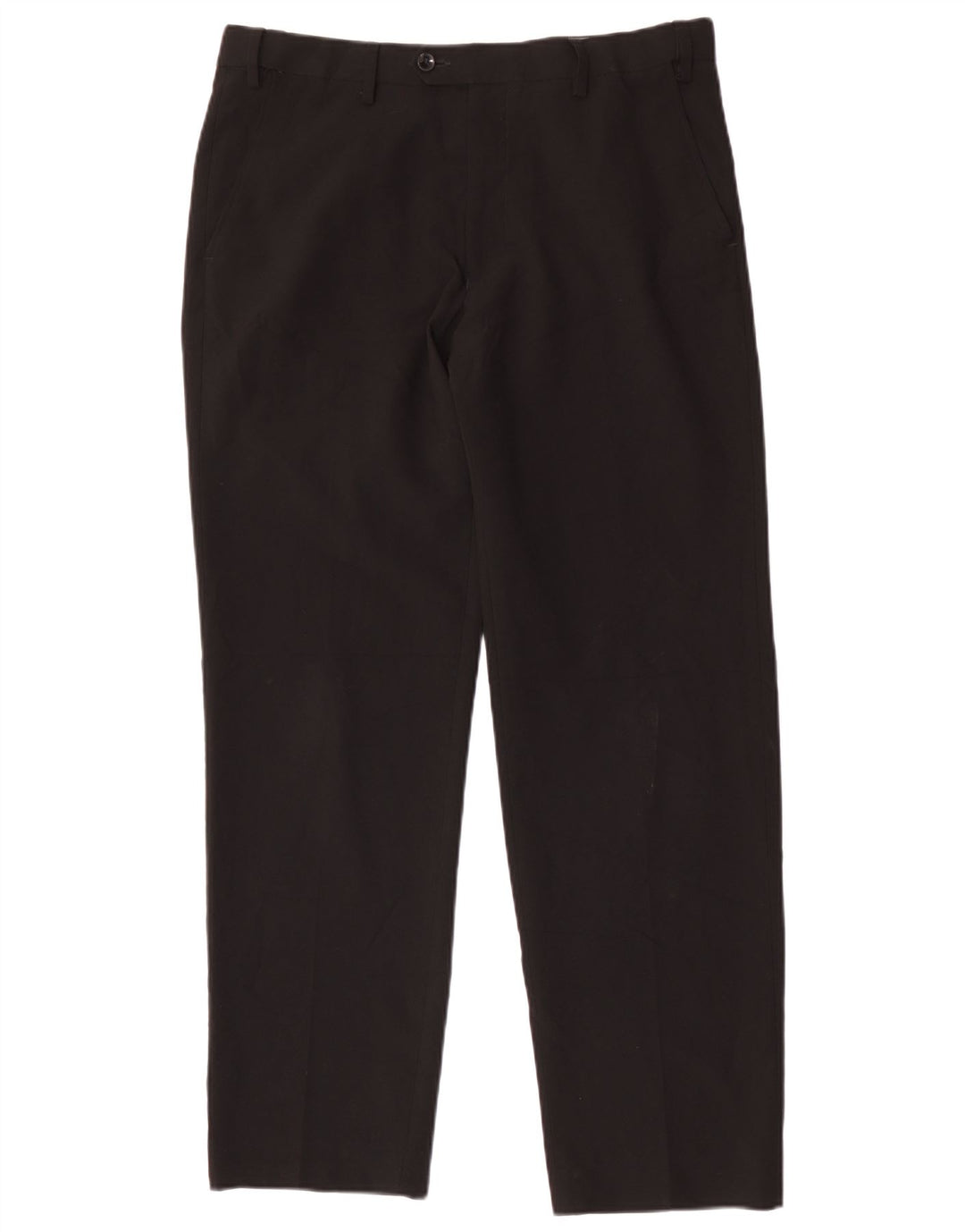 Marks & Spencer Pantalon de costume droit pour homme W34 L31 Noir Polyester