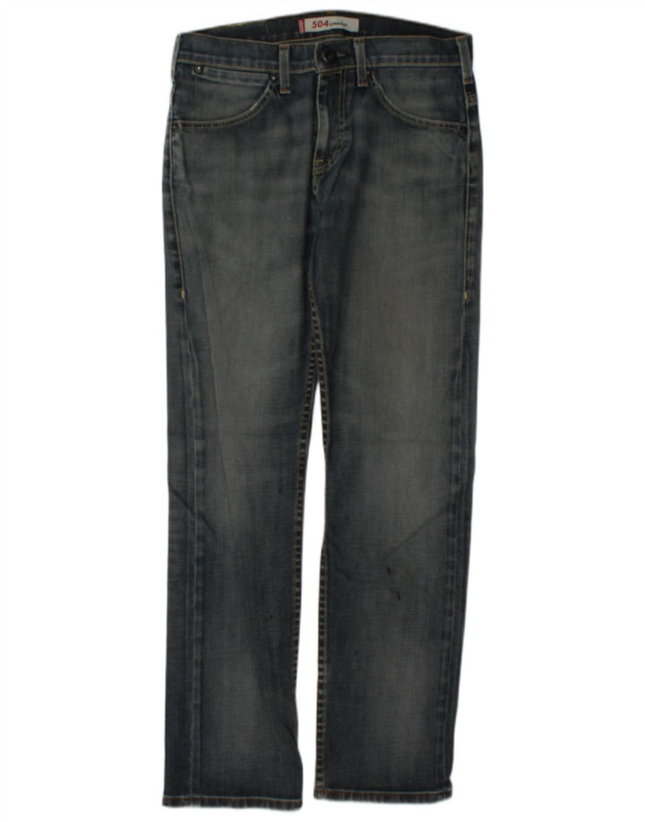 Levi's Jean Droit 504 Homme W30 L31 Bleu Marine