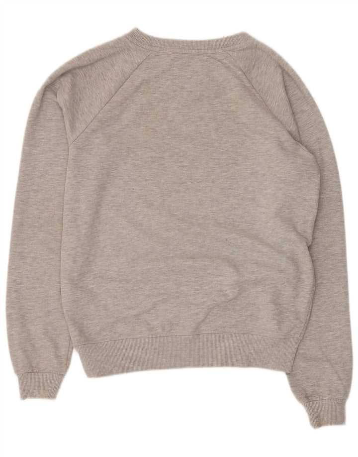 Superdry Sweat-shirt graphique pour femme UK 10 Petit gris moucheté