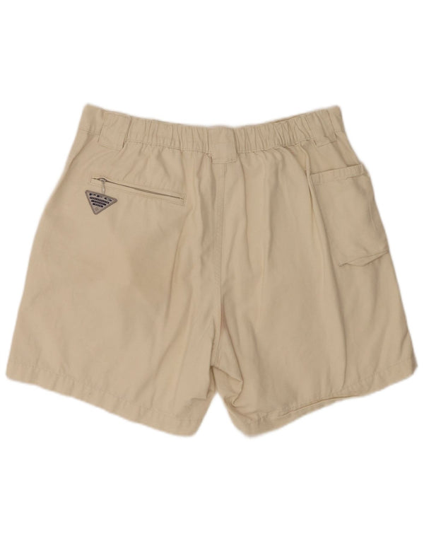 Columbia Short Cargo Homme Moyen W32 Beige Coton