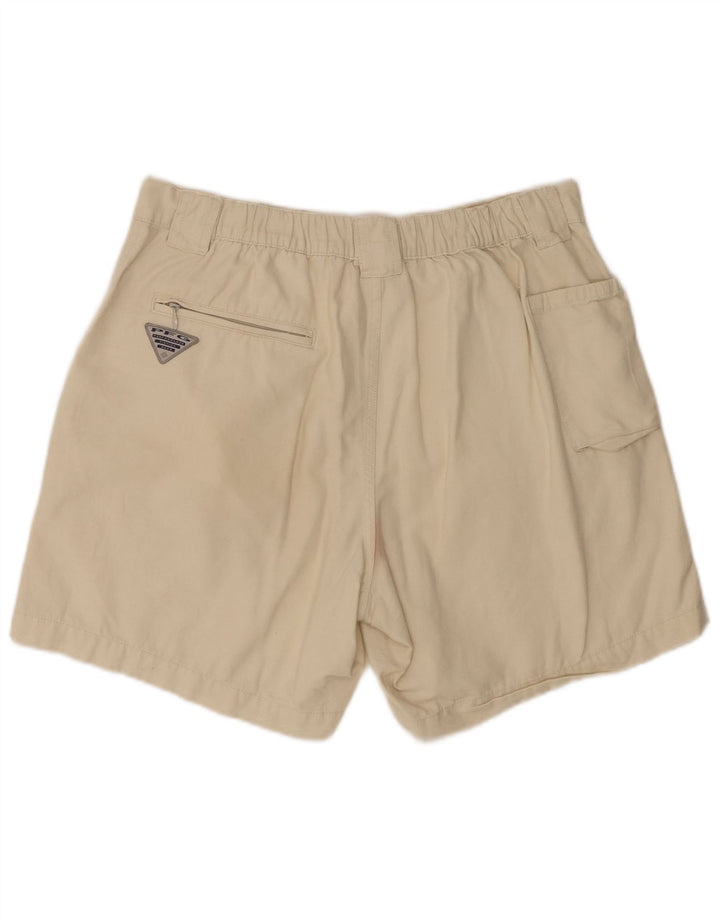 Columbia Short Cargo Homme Moyen W32 Beige Coton