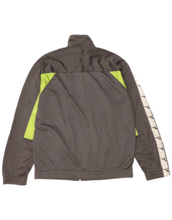 Diadora Veste de survêtement graphique pour homme UK 40 Gris moyen Colourblock