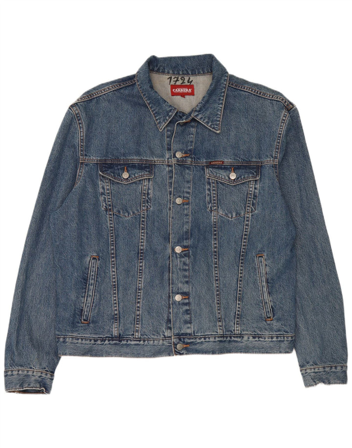 Carrera Veste en Jean Femme UK 20 2XL Bleu Coton